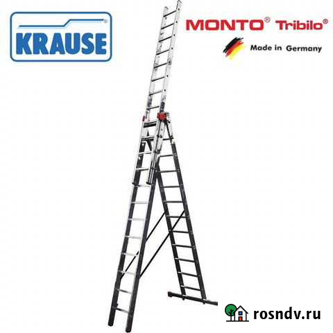 Лестница Krause 3*9 (3 секциии по 9 ступеней) Барнаул - изображение 1
