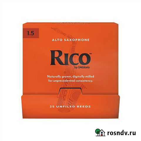 Трости для саксофона альт Rico размер 1,5 Оренбург - изображение 1