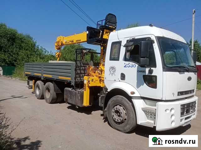 Аренда манипулятора форд борт 10 /стрела 7 тонн Новомосковск - изображение 1