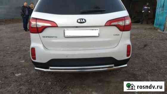 Защита заднего бампера 60/42 мм KIA Sorento Ахтубинск