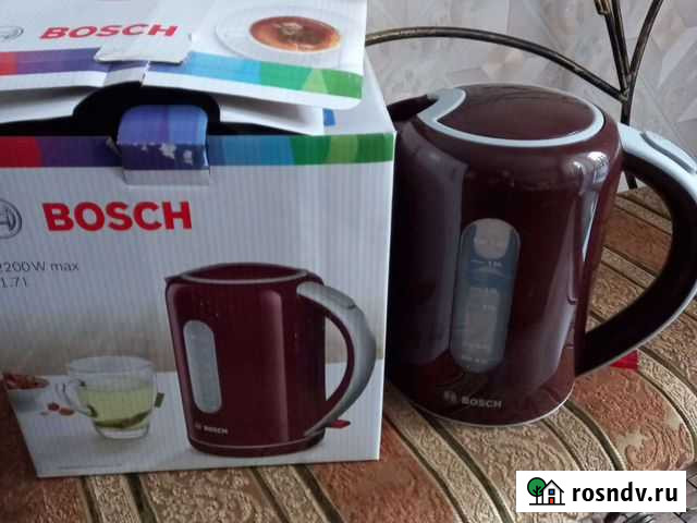 Чайник электрический bosch новый Елизово - изображение 1