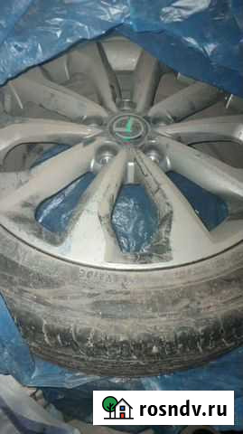 Колеса r17 летняя резина. Использовались на kia ce Ижевск - изображение 1