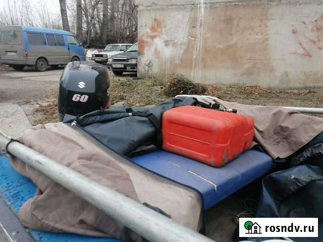 Прогресс 4 suzuki 60 4 тактный 2012 г. в прицеп Железногорск - изображение 1