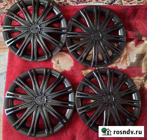Колпаки r14 черные Тула