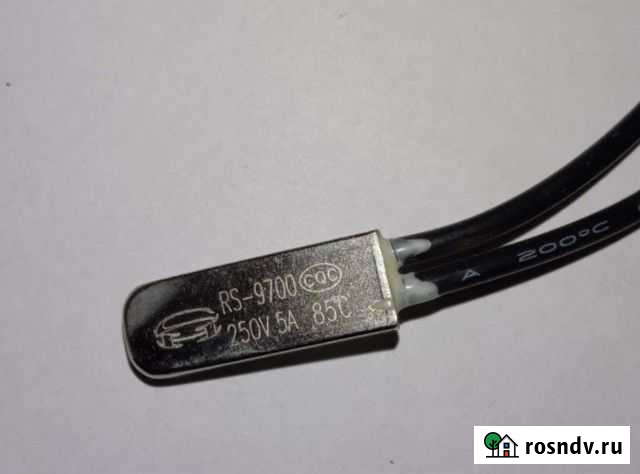 Термостат RS-9700 250V 5A 85C Новомосковск - изображение 1