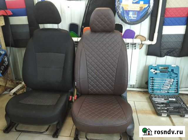 Установка чехлов на автомобили Воронеж - изображение 1