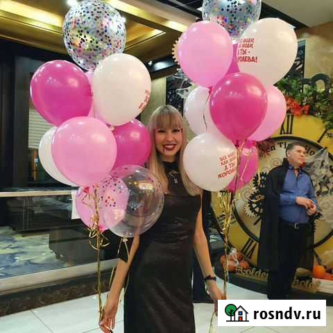 Гелиевые шары. Фигуры и цветы из воздушных шаров Хабаровск - изображение 1