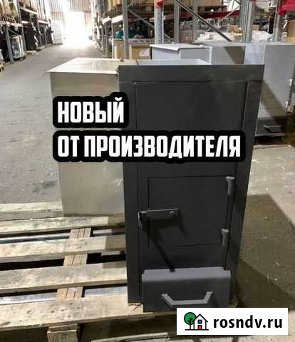 Печь банная Дачная средняя бак 60л с обрам. Новая Кызыл - изображение 1