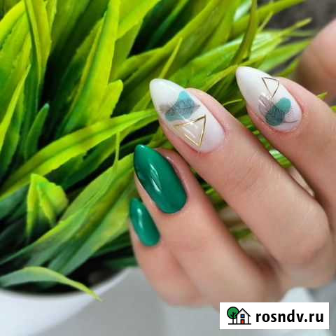 Комбинированный маникюр Тюмень - изображение 1