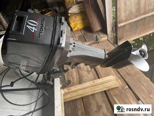 Мотор tohatsu 40 2t полностью обслужен Череповец - изображение 1