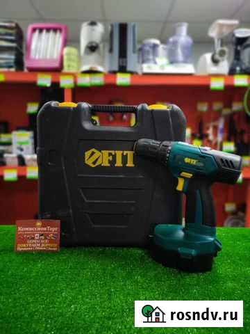 Аккумуляторная дрель шуруповерт Fit CD-18CSP Майма - изображение 1