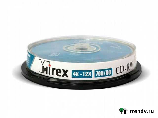 Диск CD-RW Mirex 700 Mb 12х Cake Box (10) (10/300) Набережные Челны - изображение 1