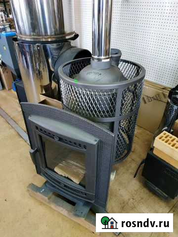 Чугунная банная печь Атмосфера. С экраном Набережные Челны - изображение 1
