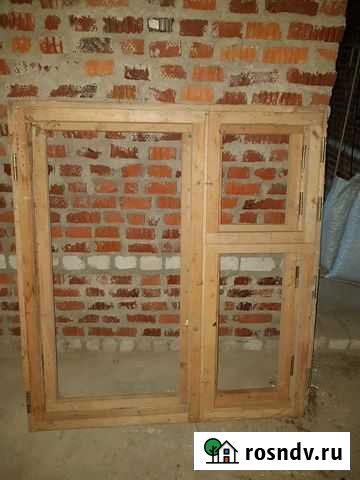 Оконный блок деревянный 2 шт Смоленск - изображение 1