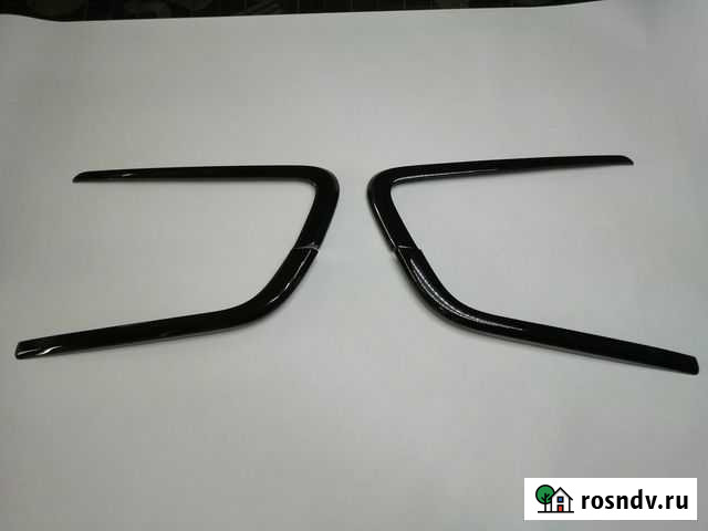 Накладки бампера Иксы черный глянец Лада Веста Сургут - изображение 1