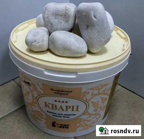 Камень для бань белый кварц Пенза - изображение 1