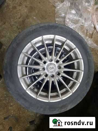 Литые диски r15 4x114.3 Lacetti с резиной Пенза - изображение 1