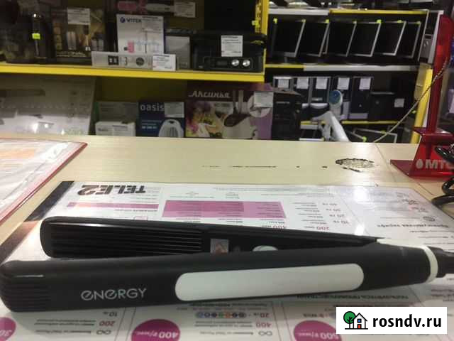 Выпрямитель для волос energy EN-851 (20Вт, керамич Пермь - изображение 1