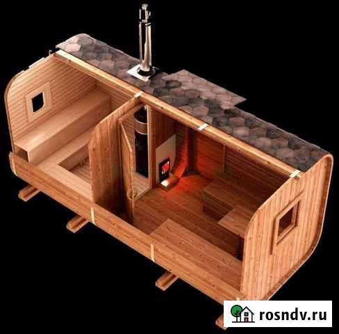 Баня бочка квадро анапа Натухаевская - изображение 1