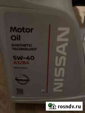 Масло моторное 5w40 Nissan Валдай