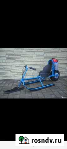 Снегокот с мотором 49сс б/у Ярославль - изображение 1