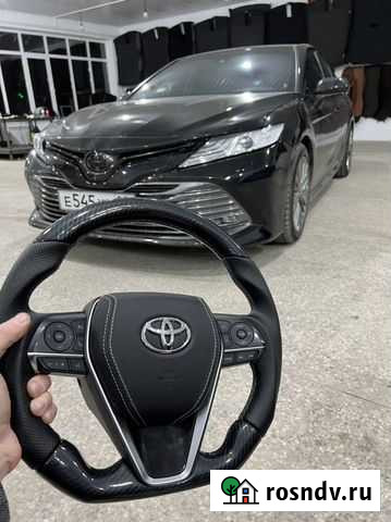 Обшивка руля Toyota camry 70 тюнинг Аргун - изображение 1