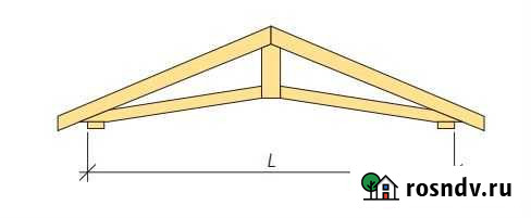 Деревянные фермы на мзп - Стропильные системы Кардоникская - изображение 1