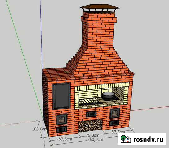 Проекты барбекю, помпейских печей, каминов Химки - изображение 1