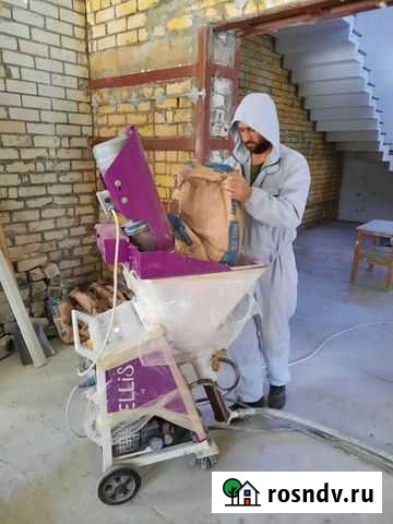 Штукатурка стен под обои механизированным способом Барнаул - изображение 1