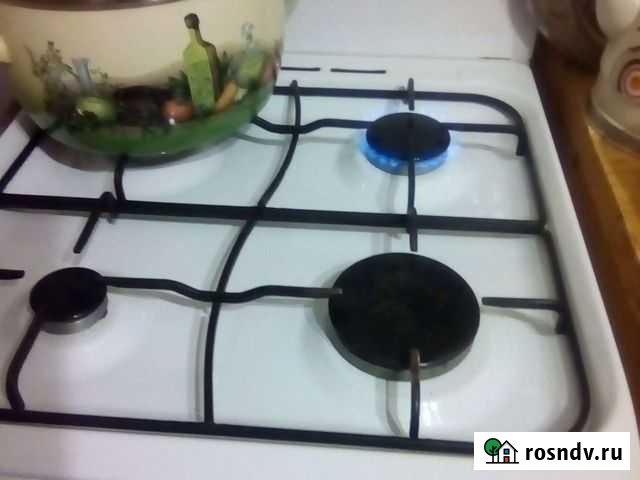 Газовая плита 4 комфорки,индезит, италия в хорошем Оренбург - изображение 1