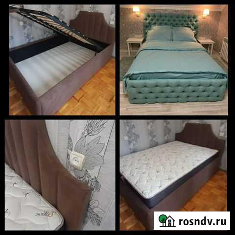Изготовление кроватей с каретной стяжкой,мягкие ст Ижевск - изображение 1