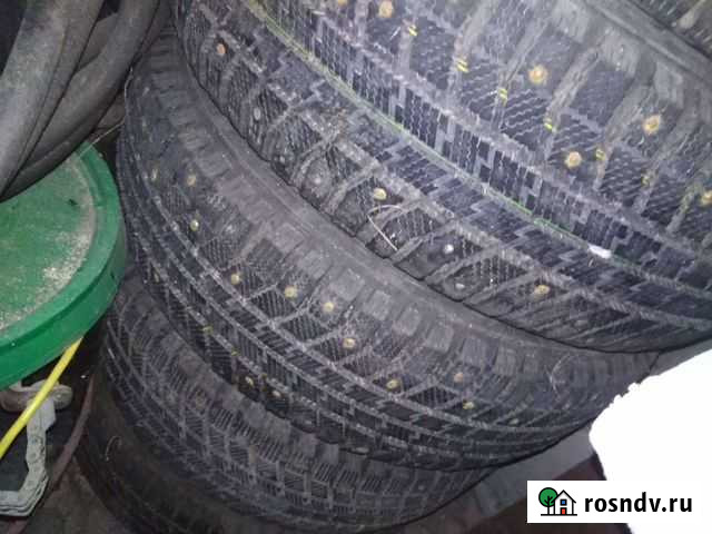 Продам колеса зимние. шипованные на R15 от волги Каскара - изображение 1