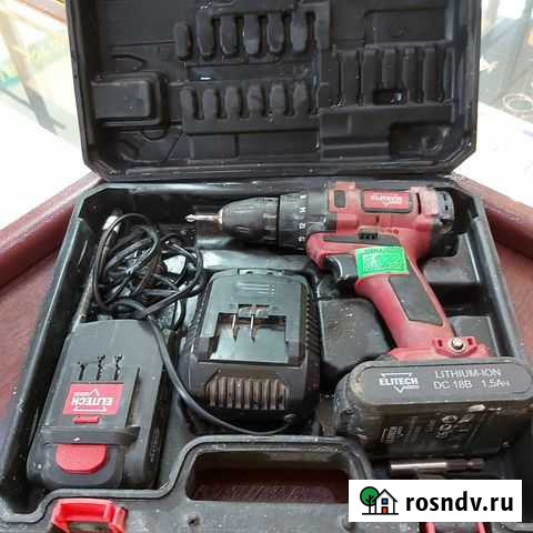 Дрель-шуруповёрт elitech Дзержинск - изображение 1