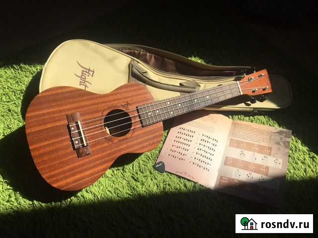 Укулеле Concert Flight с чехлом и руководством Снежинск - изображение 1