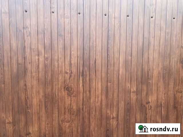 Профнастил для забора с8-оцинк.окраш. под дерево Нязепетровск - изображение 1