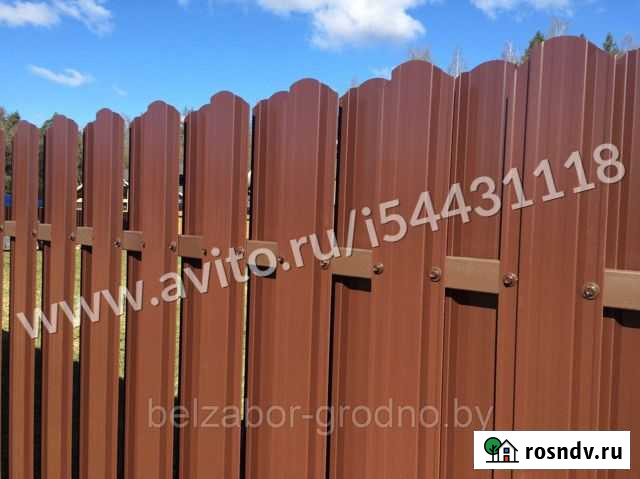 Штакетник металлический GL RAL 8012 Новочеркасск - изображение 1