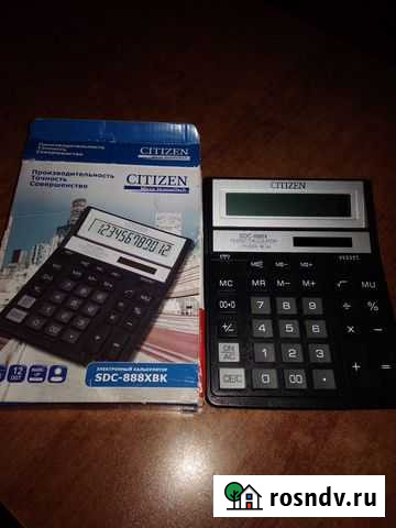 Электронный калькулятор SDC-888XBK Динская - изображение 1