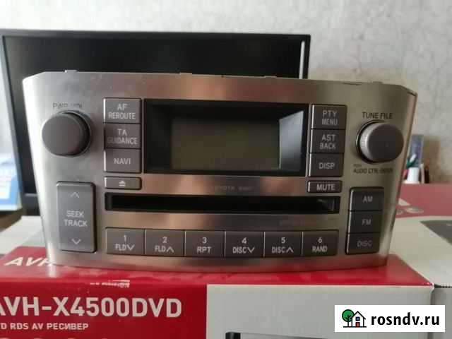 Штатная магнитола на тойоту avensis рейсталинг Переволоцкий - изображение 1