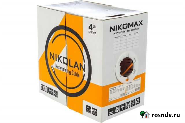 Витая пара Nikolan 4100C-OR 305 метров Ярославль - изображение 1