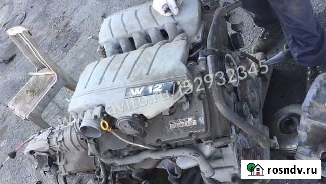 Двигатель VW phaeton 6.0 W12 BAN по запчастям Федоровское - изображение 1