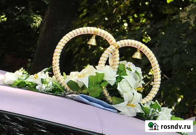 Свадебные украшения на машину Клин - изображение 1
