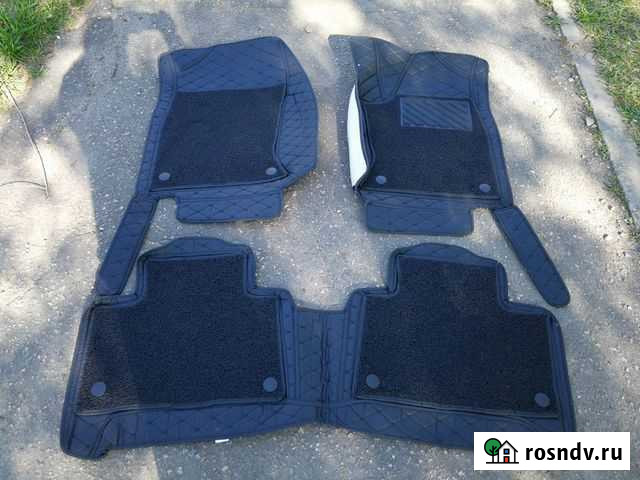 3D коврики Toyota Harrier 2014++ 2 слоя Белогорск - изображение 1