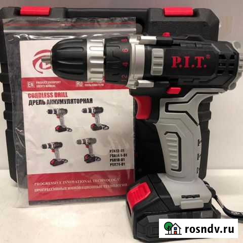 Дрель аккумуляторная P.I.T. PSR14.4-D1 Кувандык - изображение 1