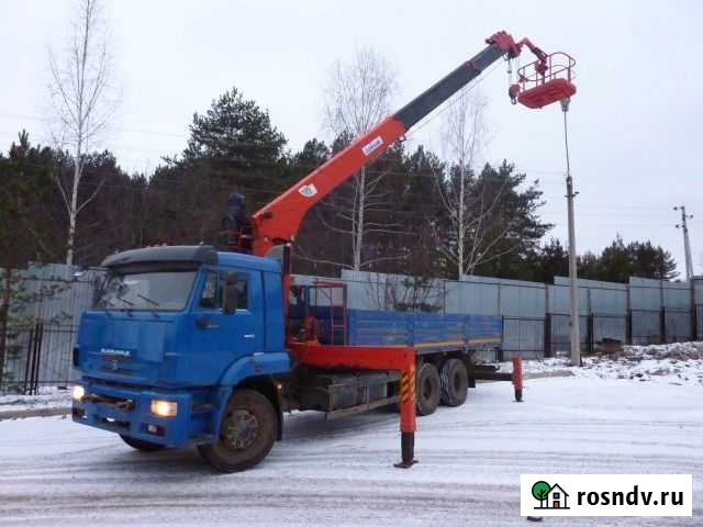 Услуги аренда Манипулятор а Автовышка кран борт Ижевск - изображение 1