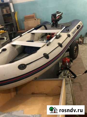 Продам лодку yamaran с мотором Старая Майна - изображение 1