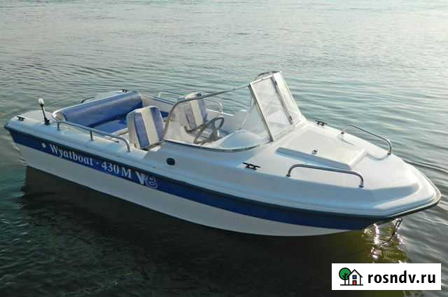 Новый катер Wyatboat 430M тримаран с рулевым управ Пермь - изображение 1