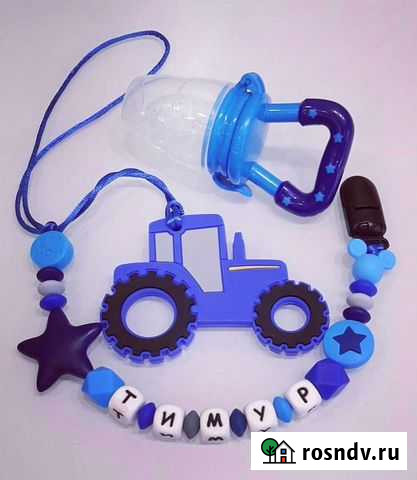 Грызунки,именные держатели для соски,2в1,ниблеры Калининград - изображение 1