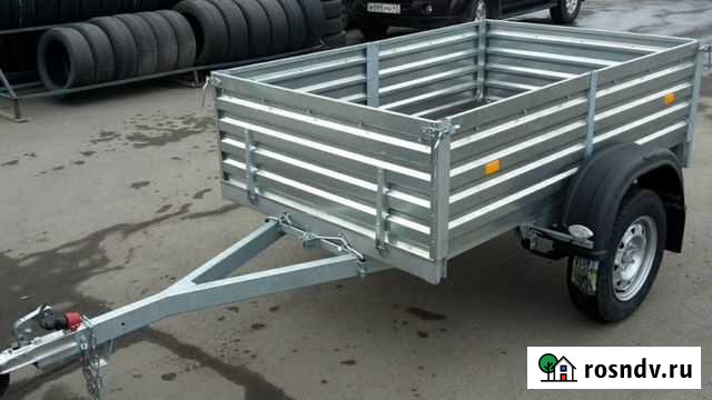 Прицеп 185х123 борт 47 см с ручкой оп.колеса Р Санкт-Петербург - изображение 1