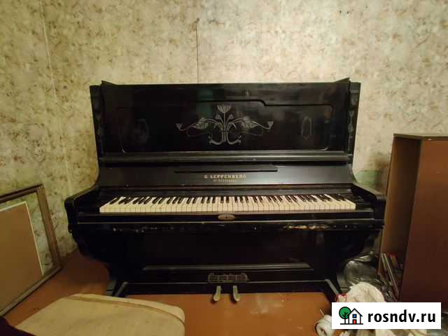 Антикварное пианино G. Leppenberg Балашиха - изображение 1
