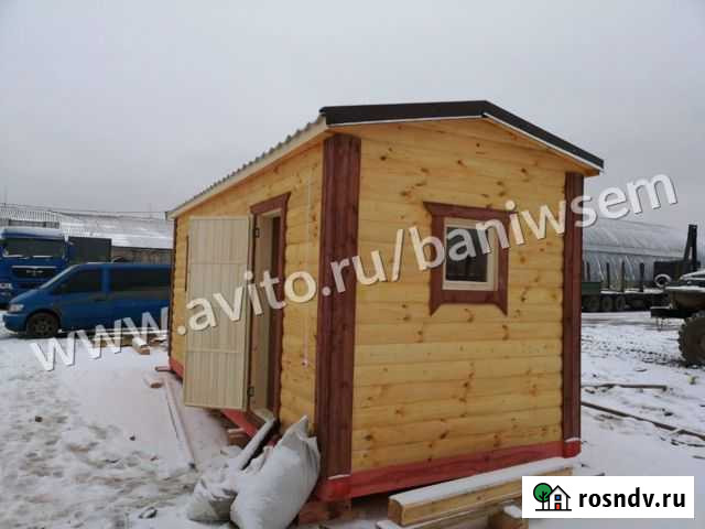 Баня готовая под ключ из бруса 6Х2.3 метров Шацк - изображение 1